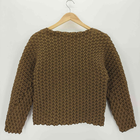 イッセイミヤケ ISSEY MIYAKE 16SS 3D Steam Stretch スチームストレッチ トップス レディース JPN:2